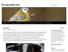 Tablet Screenshot of eigenwijzetuin.be